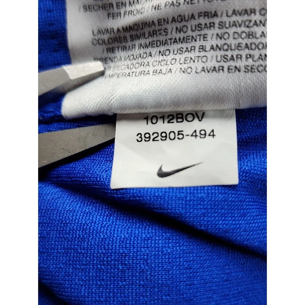 Vintage Nike Dri Fit Athletic Basketball Tank Top Jersey Men's Sz 3XL Blue Team